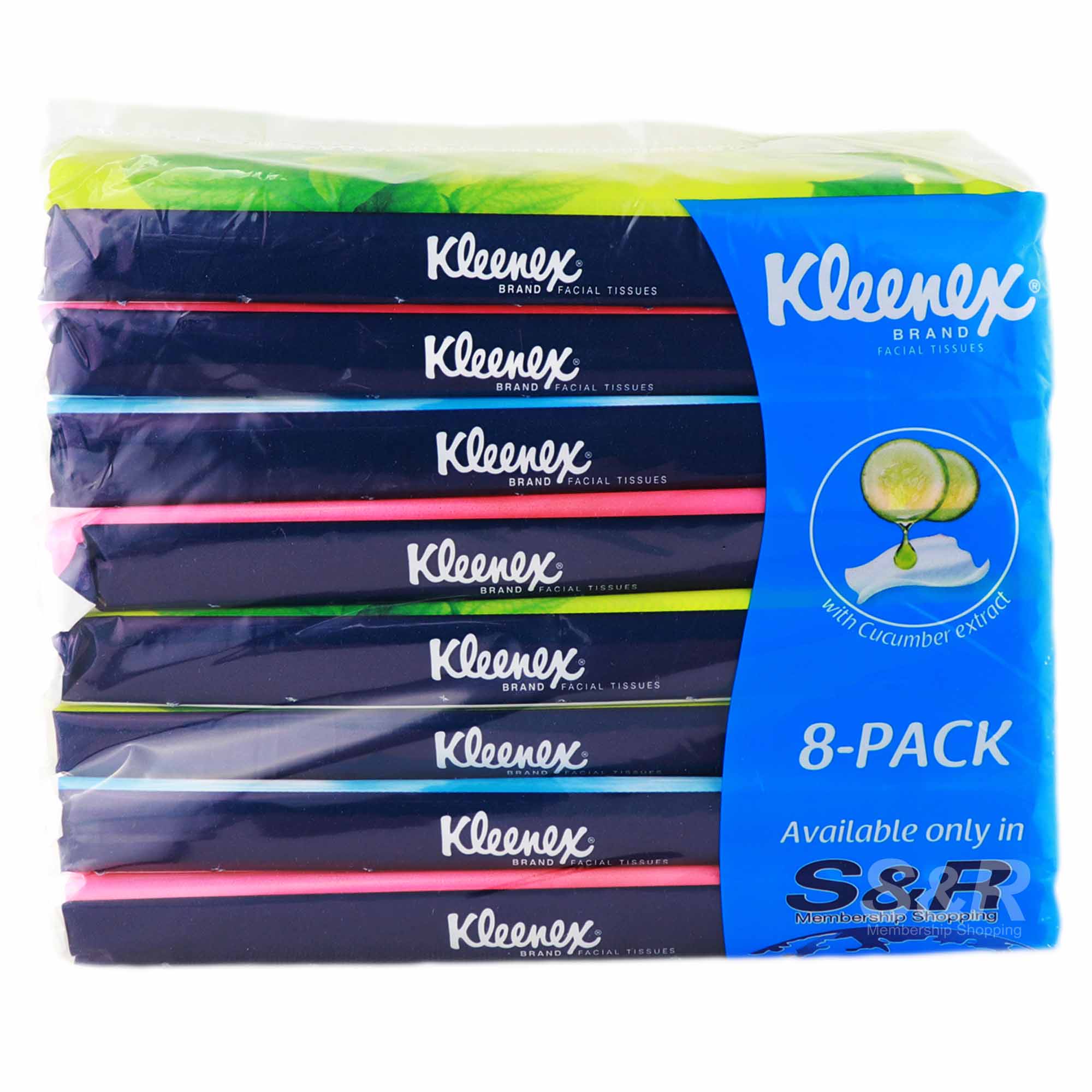 Kleenex  2-Ply Facial Tissue with Cucumber Extract 8pcs